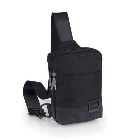Muška torbica preko grudi STONE Gabol | teget | eko-koža / tekstil | 12x18x4cm