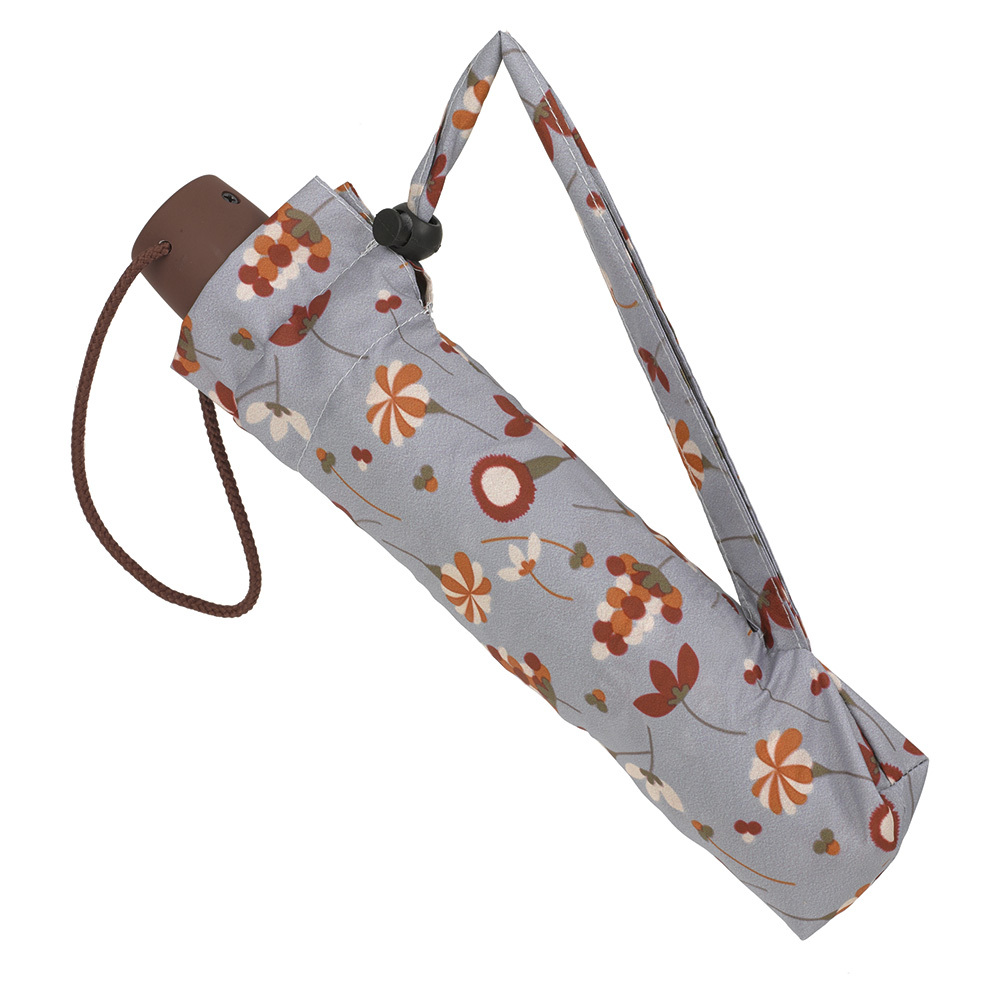 Kišobran ženski sklopivi 53 cm7 rebara braon Gabol | PackUP Kišobran ženski sklopivi 53 cm/7 rebara braon Gabol