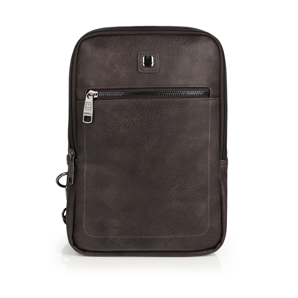 Ranac sa jednim kaišem 20x28x7 cm Tibet braon Gabol | PackUP Ranac sa jednim kaišem 20x28x7 cm Tibet braon Gabol