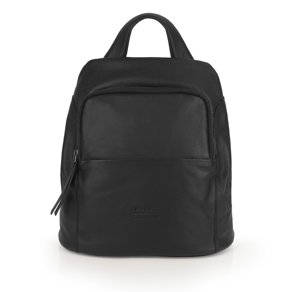 Ranac ženski kožni 28x30x13 cm Dharma crna Gabol | PackUP Ranac ženski kožni 28x30x13 cm Dharma crna Gabol