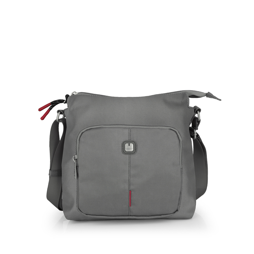 Torba na rame ženska 23x25x9 cm Central siva Gabol | PackUP Torba na rame ženska 23x25x9 cm Central siva Gabol