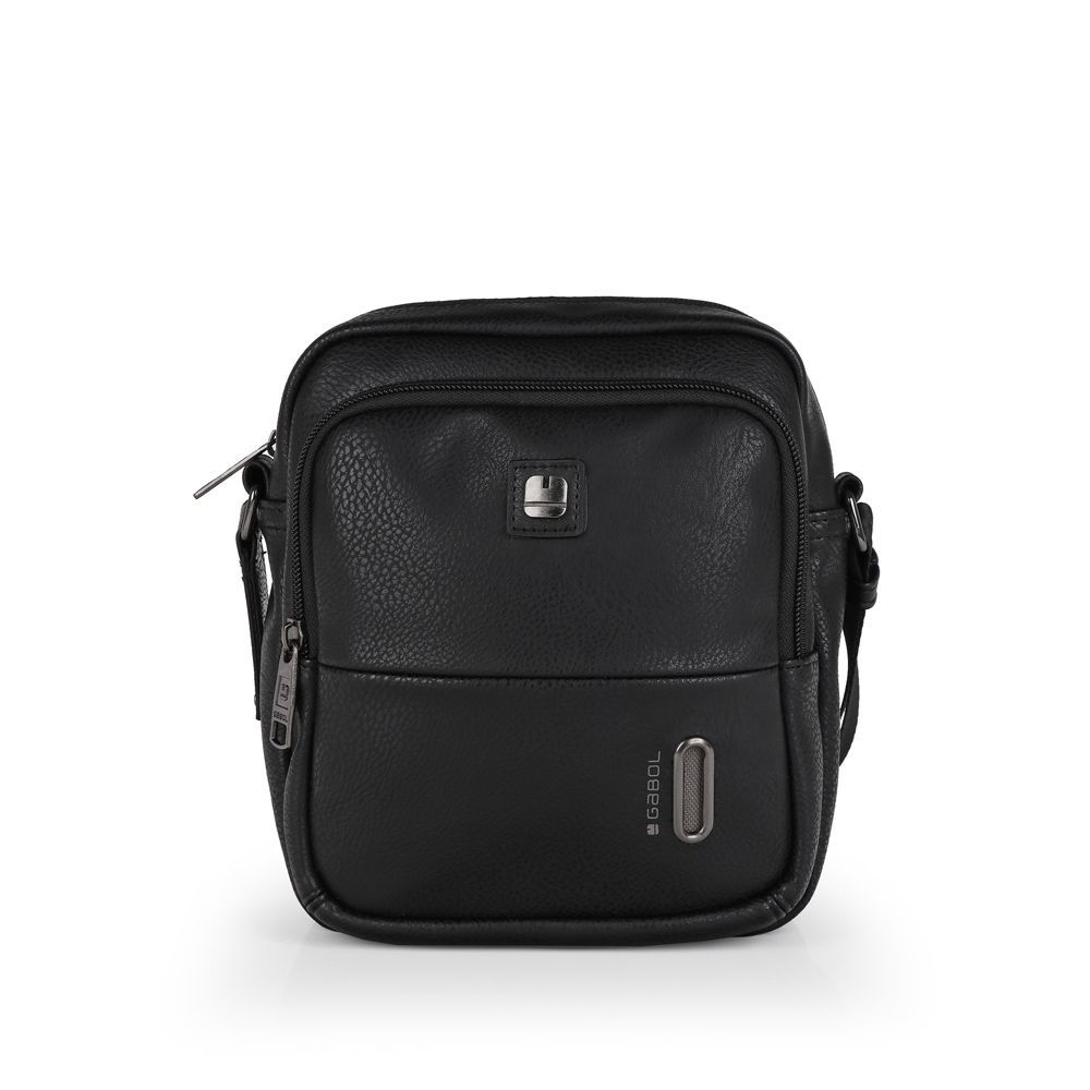 Torbica na rame muška 18x21x7 cm Snap crna Gabol