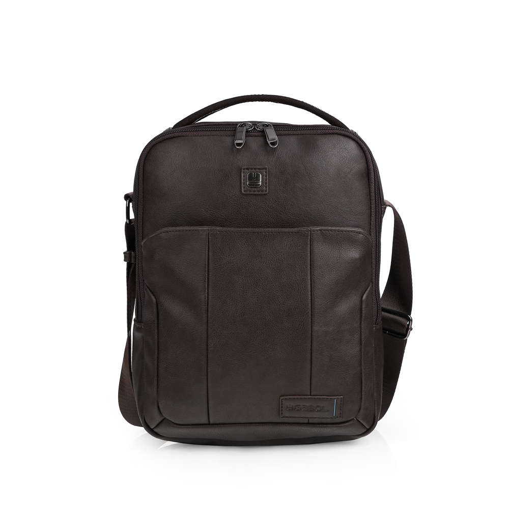 Torbica na rame muška 24x31x8 cm Status braon Gabol | PackUP Torbica na rame muška 24x31x8 cm Status braon Gabol