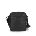 Torbica na rame muška kožna 15x18x5 cm Indo crna Gabol | PackUP Torbica na rame muška kožna 15x18x5 cm Indo crna Gabol