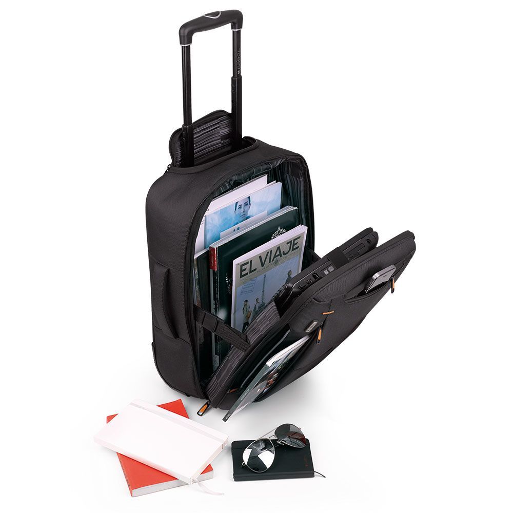 Torba sa točkićimaranac uspravna pilot 34x46x18 cm 22l19 kg Pilotos crna Gabol | PackUP Torba sa točkićima/ranac uspravna pilot 34x46x18 cm 22l/1,9 kg Pilotos crna Gabol