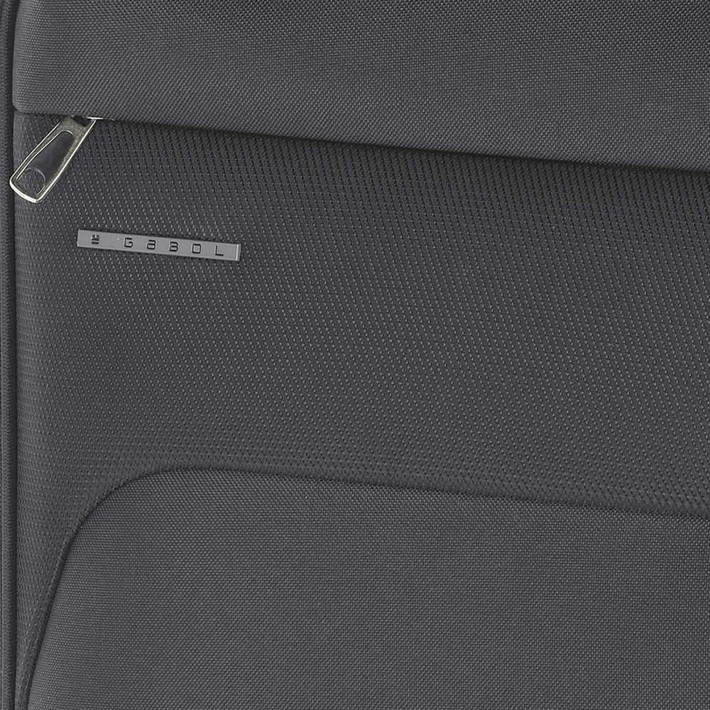 Kofer mali kabinski 38x55x20 cm polyester 31l-26 kg Zambia siva Gabol | PackUP Kofer mali (kabinski) 38x55x20 cm polyester 31l-2,6 kg Zambia siva Gabol