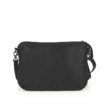 Torba na rame ženska kožna 27x17x6 cm Dharma crna Gabol