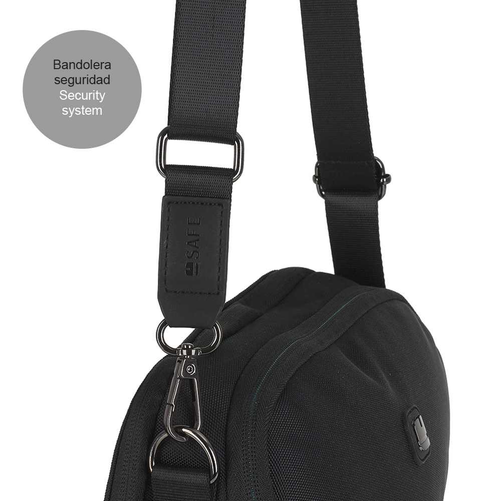 Torba na rame ženska 26x18x8 cm 28l-024kg Zenit crna Gabol | PackUP Torba na rame ženska 26x18x8 cm 2,8l-0,24kg Zenit crna Gabol