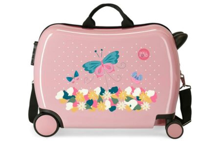 Dečiji kofer PRECIOUS FLOWERS Orchid pink Roll Road-1