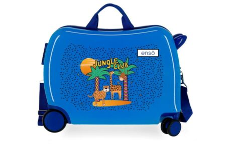 Dečiji kofer WILD JUNGLE plavi ENSO-1