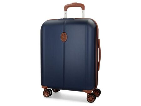 Ručni kofer Ocuri brenda El Potro u teget boji izrađen od ABS materijala | TROLLEY
