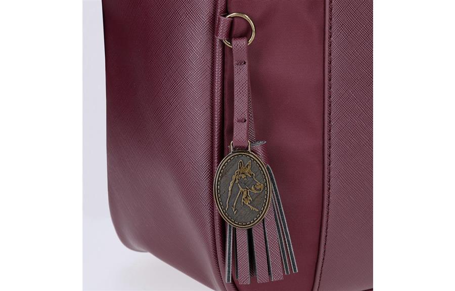 LANA ženska torba za laptop bordo EL POTRO-12 | PackUP LANA ženska torba za laptop bordo EL POTRO-12