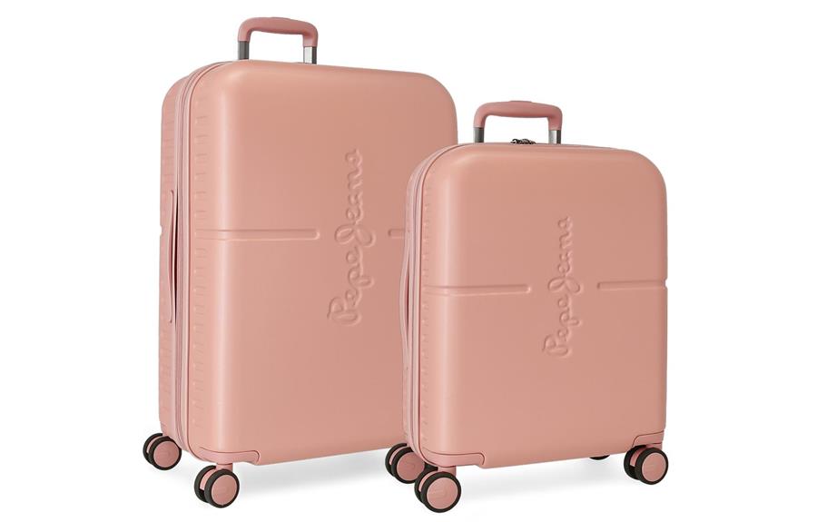 Set kofera 2/1 HIGHLIGHT Powder pink Pepe Jeans-1