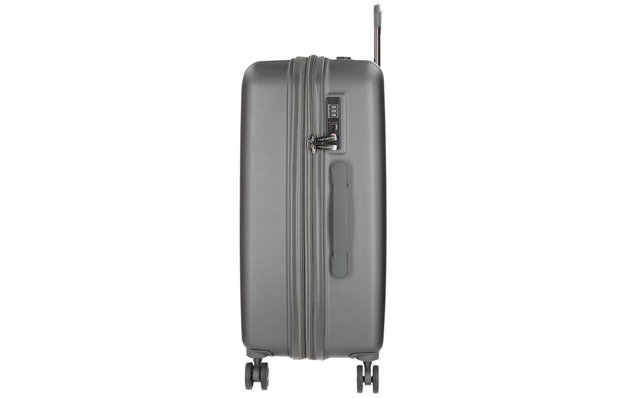 Set kofera 2/1 WOOD Tamno sivi Movom-2