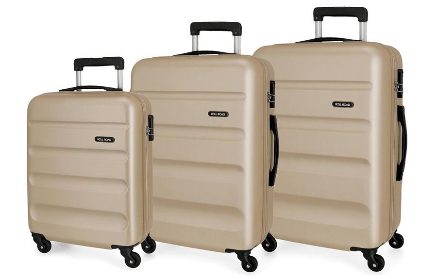 Set kofera 3/1 FLEX Champagne Roll Road-1