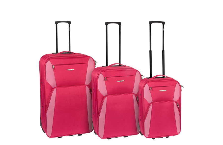 Set kofera 3/1 MADRID crveni ENOVA-1