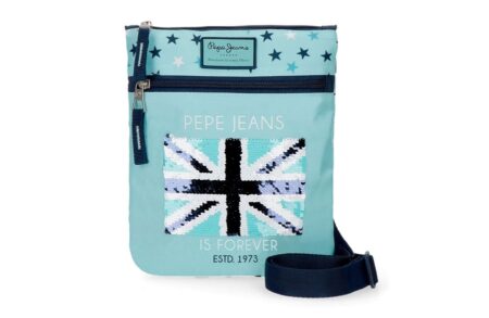 Ženska torbica CUORE tirkizna 20cm Pepe Jeans-1