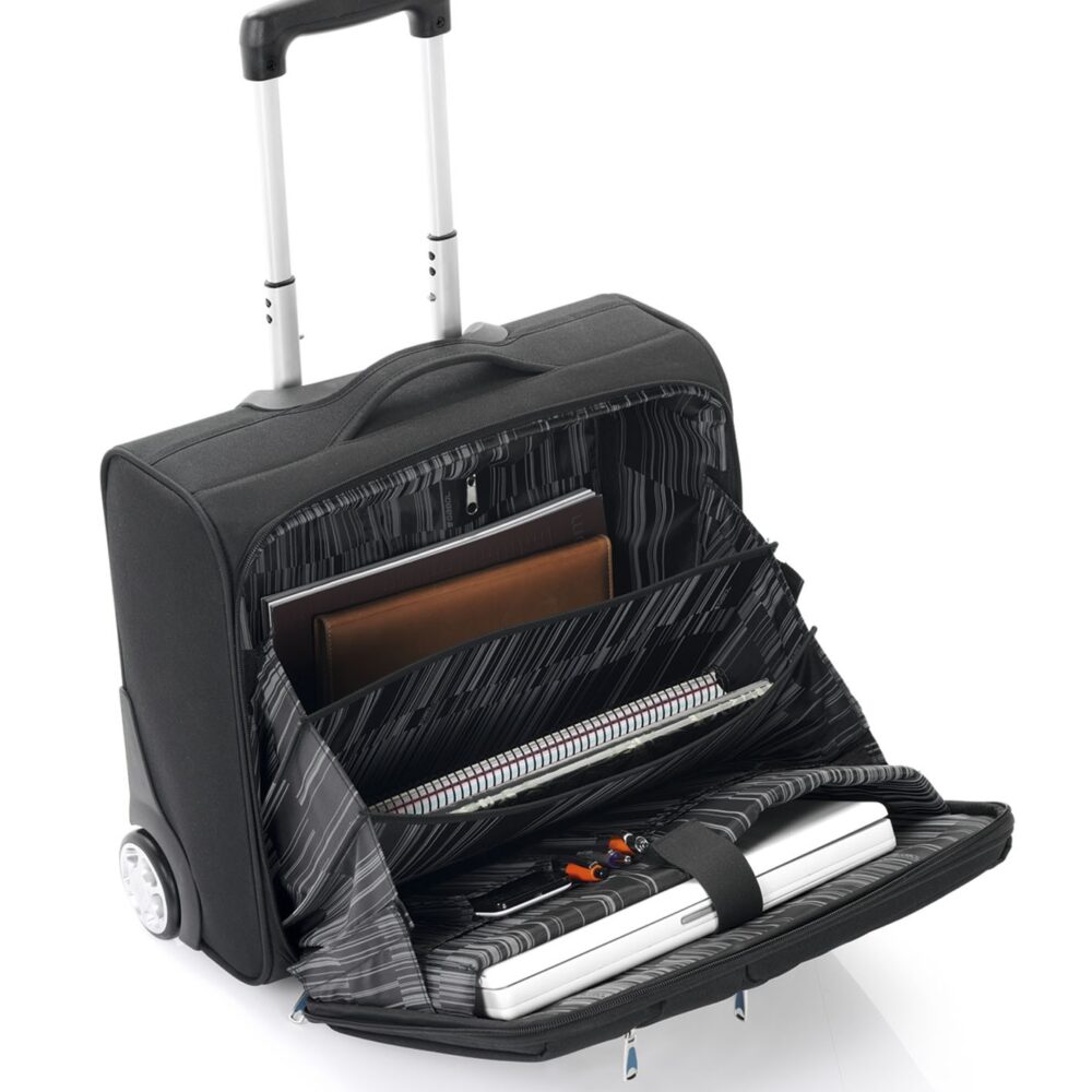 Torba sa točkićima pilot Zambia 156 44x41x20 cm polyester 29l-26kg crna Gabol | PackUP Torba sa točkićima pilot Zambia 15,6" 44x41x20 cm polyester 29l-2,6kg crna Gabol