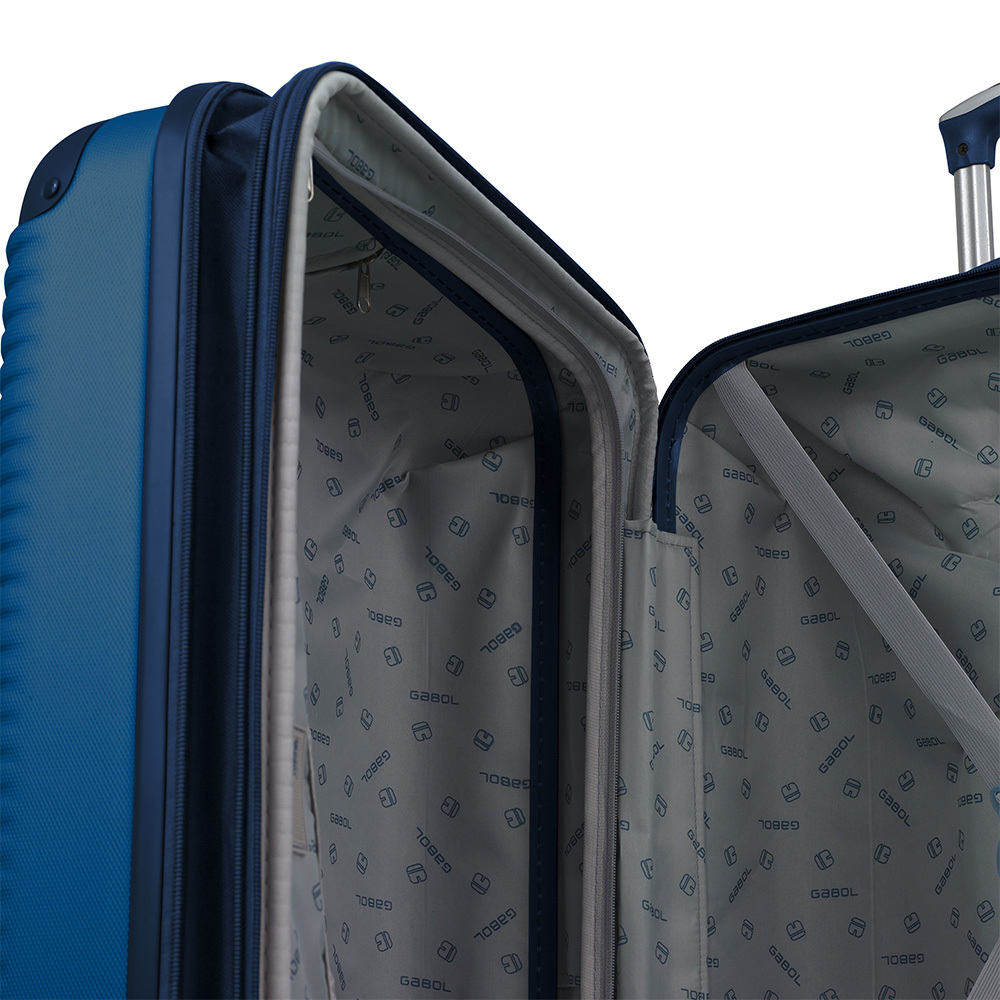 Kofer mali kabinski PROŠIRIVI 40x55x2225 cm ABS 39745L-27 kg Balance XP plava Gabol | PackUP Kofer mali (kabinski) PROŠIRIVI 40x55x22/25 cm ABS 39,7/45L-2,7 kg Balance XP plava Gabol