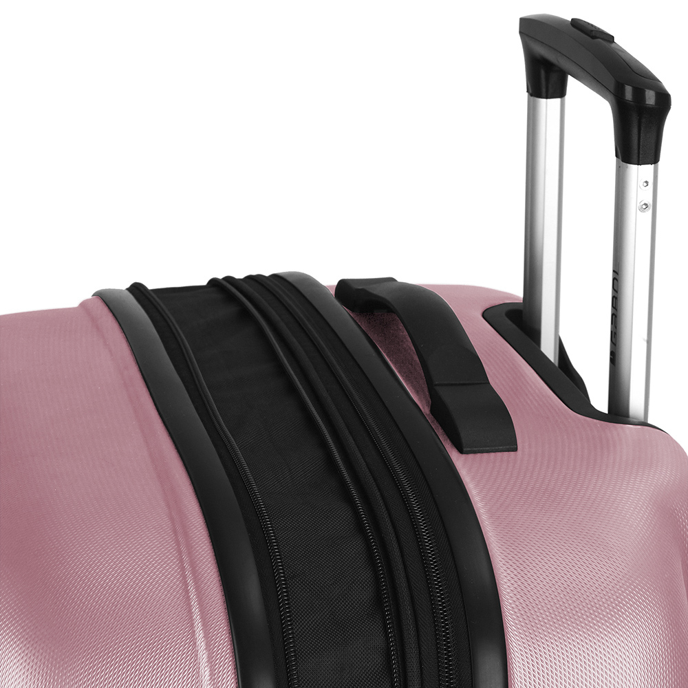 Kofer mali (kabinski) PROŠIRIVI 39x55x21/25 cm  ABS 35,7/42,5l-2,8 kg Paradise XP pastelno roze Gabol