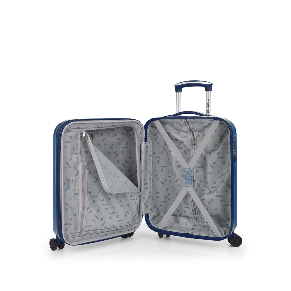 Kofer mali kabinski PROŠIRIVI 40x55x2225 cm ABS 39745L-27 kg Balance XP plava Gabol | PackUP Kofer mali (kabinski) PROŠIRIVI 40x55x22/25 cm ABS 39,7/45L-2,7 kg Balance XP plava Gabol