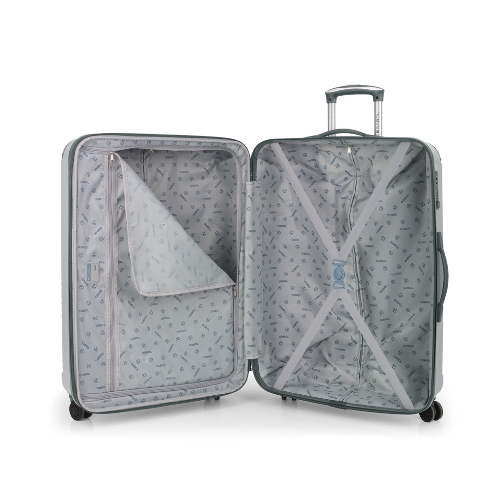 Kofer veliki PROŠIRIVI 55x77x3335 cm ABS 11181187l-46 kg Balance XP srebrna Gabol | PackUP Kofer veliki PROŠIRIVI 55x77x33/35 cm ABS 111,8/118,7l-4,6 kg Balance XP srebrna Gabol