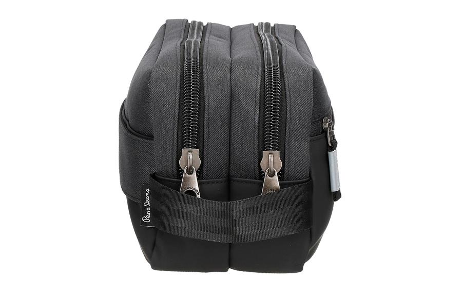 Neseser (2 pregrade) JARVIS Pepe Jeans | crna | poliester-eko koža-2