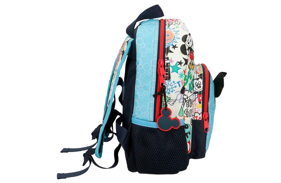 Ranac (28cm) BE COOL DISNEY Mickey | plava | poliester-2