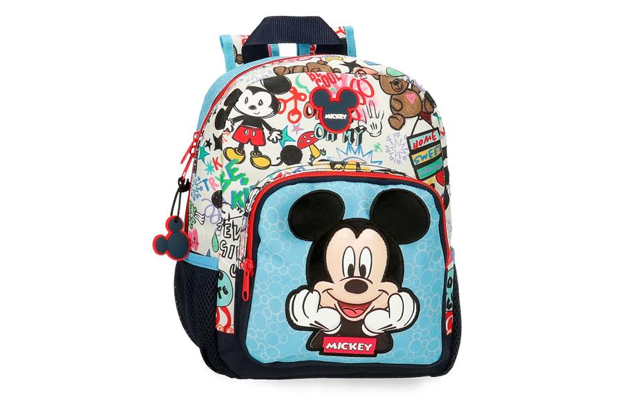 Ranac (28cm) BE COOL DISNEY Mickey | plava | poliester-1