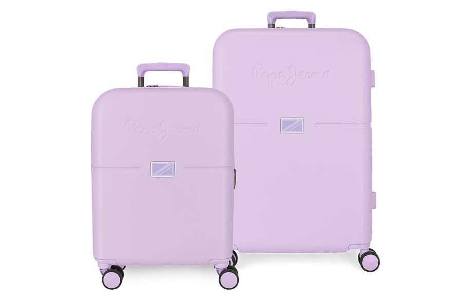 Set kofera 2/1 ACCENT Pepe Jeans | orchid pink | ABS-1