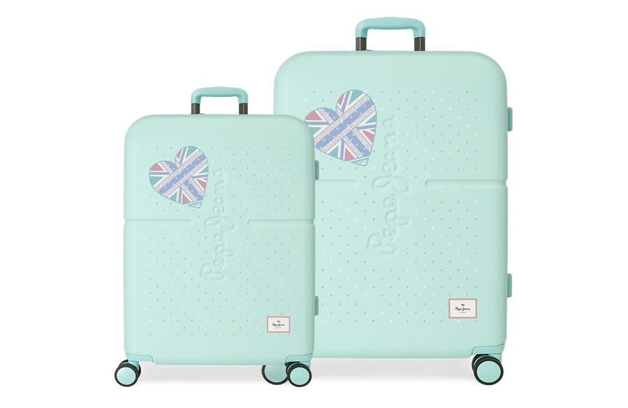 Set kofera 2/1 NEREA Pepe Jeans | tirkizna | ABS-1