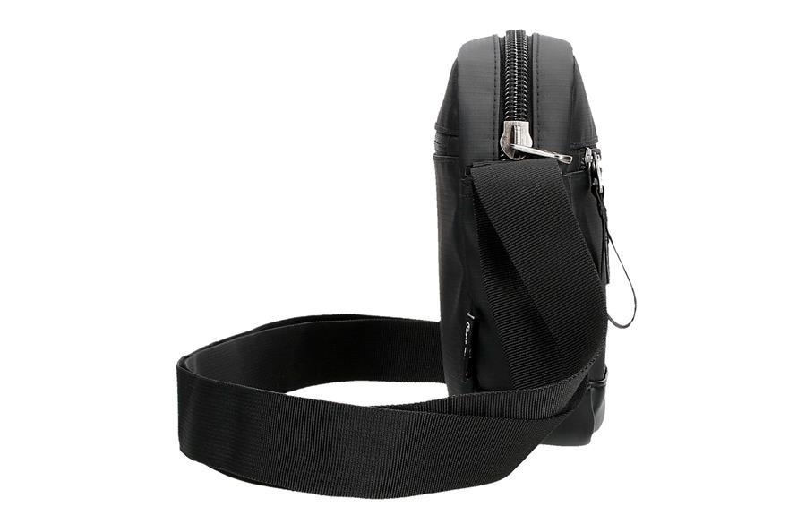 Torbica (srednja) STRAPS Pepe Jeans | crna | poliester-eko koža-2 | PackUP Torbica (srednja) STRAPS Pepe Jeans | crna | poliester-eko koža-2