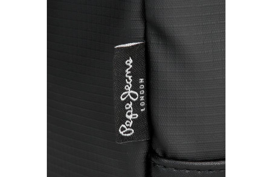 Torbica (srednja) STRAPS Pepe Jeans | crna | poliester-eko koža-8 | PackUP Torbica (srednja) STRAPS Pepe Jeans | crna | poliester-eko koža-8