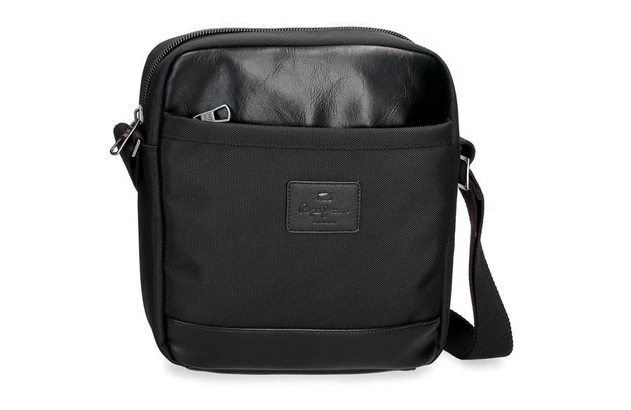 Torbica (veća) SANDER Pepe Jeans | crna | poliester-eko koža-1 | PackUP Torbica (veća) SANDER Pepe Jeans | crna | poliester-eko koža-1