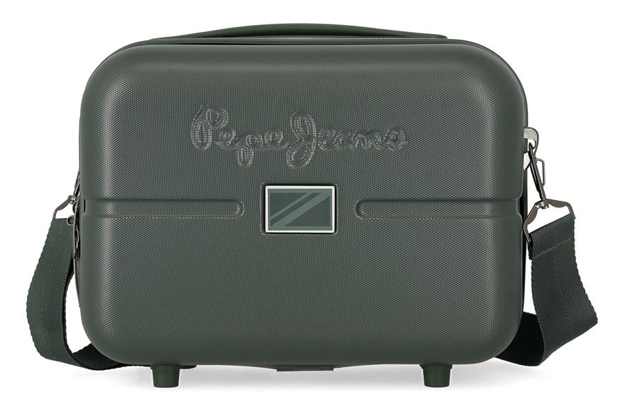 Beauty case ACCENT Pepe Jeans | tamno zelena | ABS | PackUP Beauty case ACCENT Pepe Jeans | tamno zelena | ABS