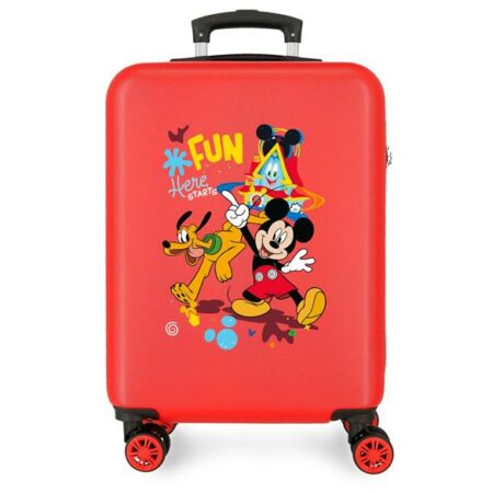 Dečiji kofer ALL SMILE DISNEY Mickey | crvena | ABS