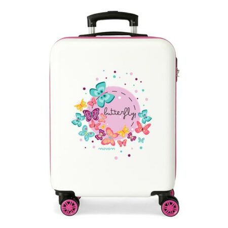 Dečiji kofer Enjoy & Smile HAPPY TIME Movom | bela | ABS
