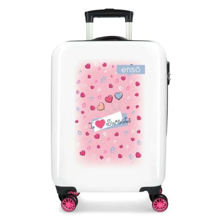 Dečiji kofer I LOVE SWEETS Enso | bela | ABS