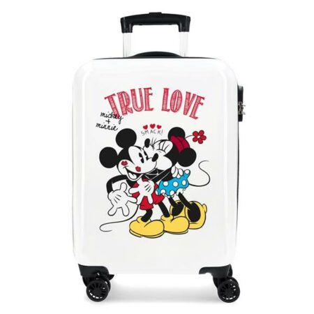 Dečiji kofer LOVE DISNEY Minnie & Mickey | bela | ABS