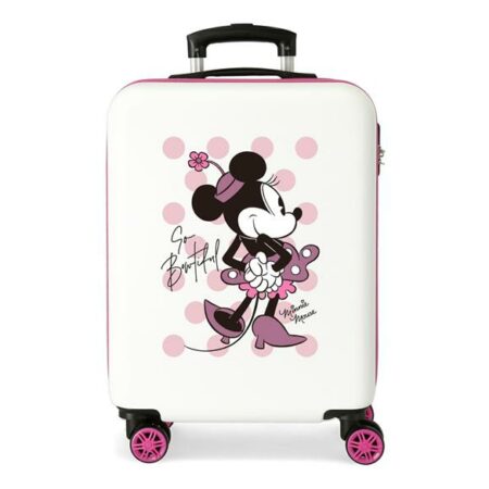 Dečiji kofer SO BEAUTIFUL DISNEY Minnie | bela | ABS