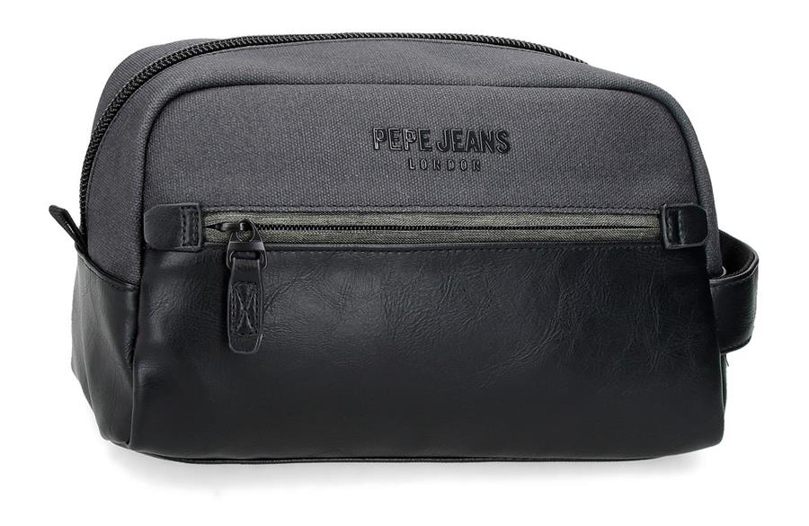 Neseser GREYS Pepe Jeans | crna | sintetika - eko koža | PackUP Neseser GREYS Pepe Jeans | crna | sintetika - eko koža