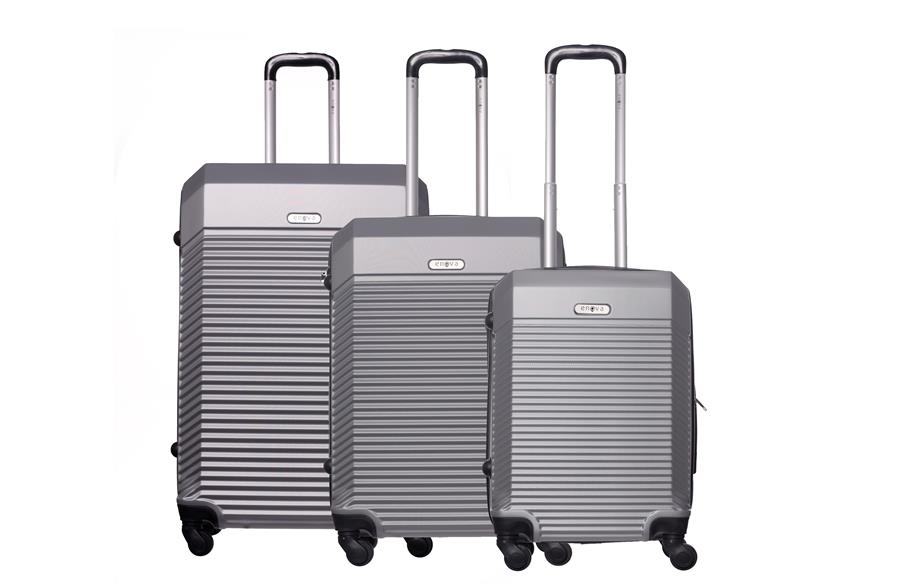 Set kofera 3/1 CAPRI Enova | siva | ABS