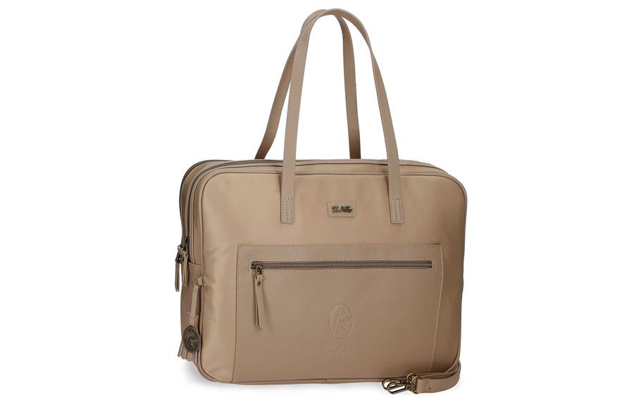Torba za laptop LANA El Potro | bež | sintetika - eko koža