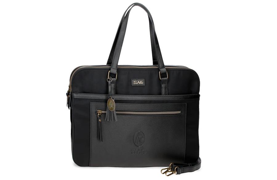 Torba za laptop LANA El Potro | crna | sintetika - eko koža