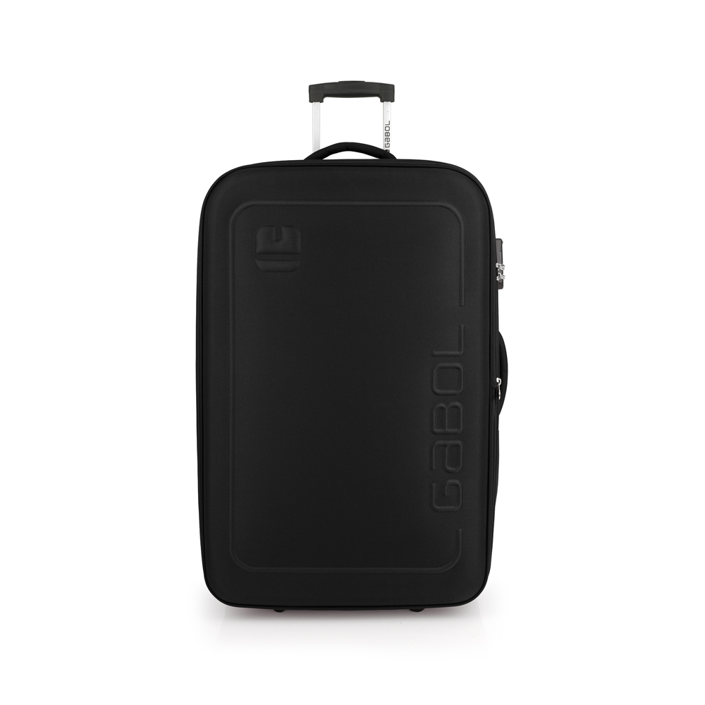 Gabol ORBIT veliki kofer | crni | proširivi | poliester-1