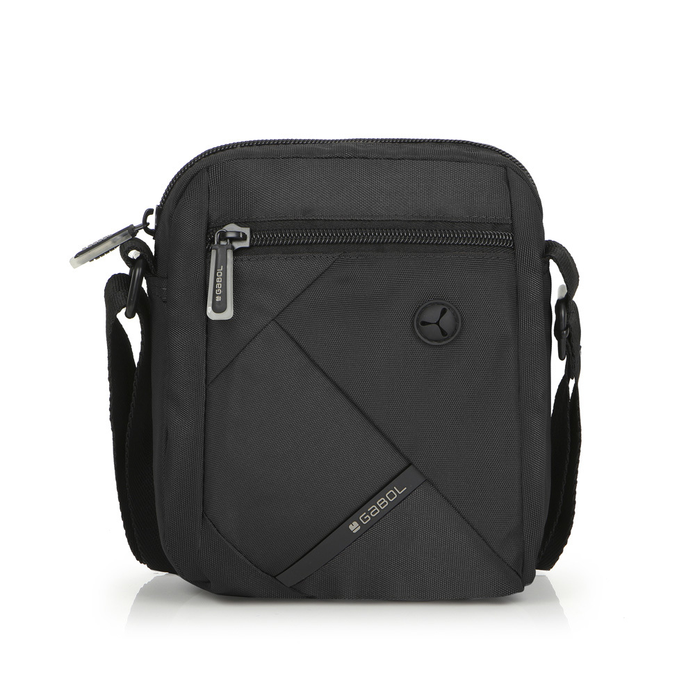 2_torbica-na-rame-muska-17x20x7-cm-twist-eco-crna-gabol | PackUP Torbica na rame muška 17x20x7 cm Twist ECO crna Gabol