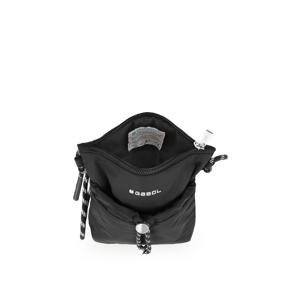 Gabol-UMA-Eco-mini-zenska-torba-crna-12x19x4cm-4 | PackUP crna