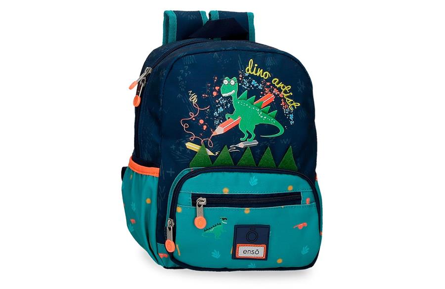 Ranac-25cm-DINO-ARTIST-Enso-teget-poliester | PackUP Ranac DINO ARTIST Enso