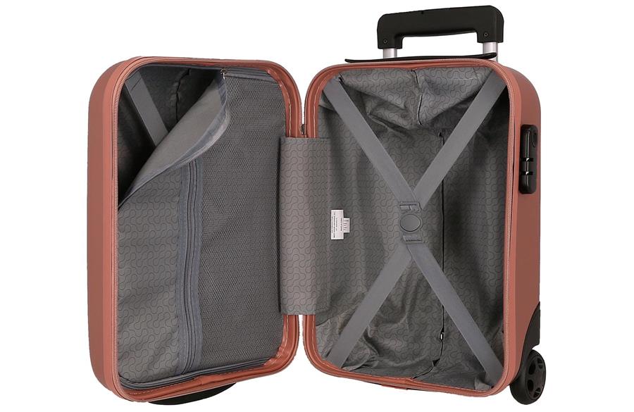 Roll-Road-FLEX-mini-kofer-40x30x20-powder-pink-low-cost-ABS-4 | PackUP Roll Road FLEX mini kofer 40x30x20