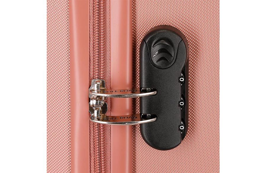 Roll-Road-FLEX-mini-kofer-40x30x20-powder-pink-low-cost-ABS-7 | PackUP ABS-2